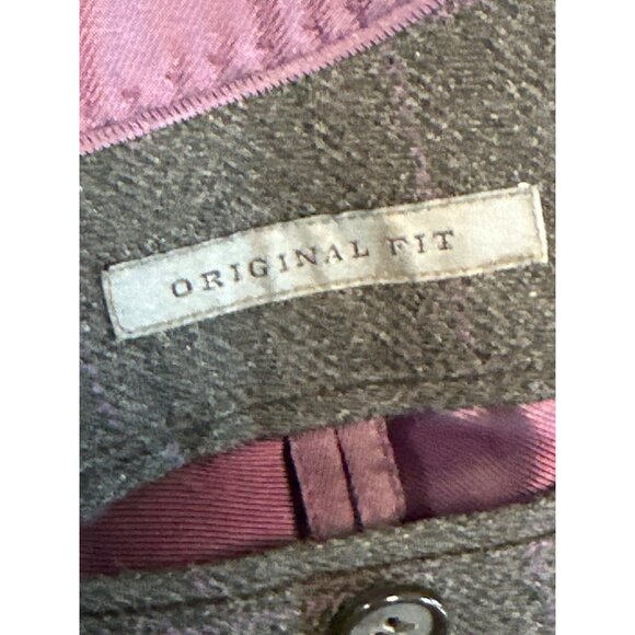 Sean John Mens Double-Breasted Blazer Gray Wool Blend Large - Picture 6 of 10